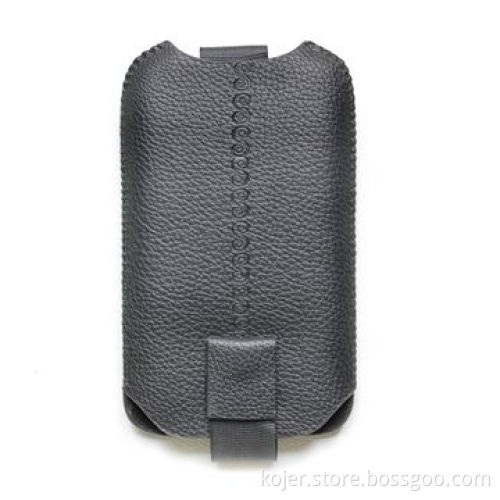 Mobile Phone Case for iPhone 4, Made of Lychee Vein PU with Embossing S Letter and Magnetic Button